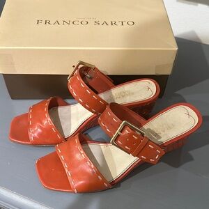 Vintage Franco Sarto Sandals with Buckle Strap (see pictures/description)